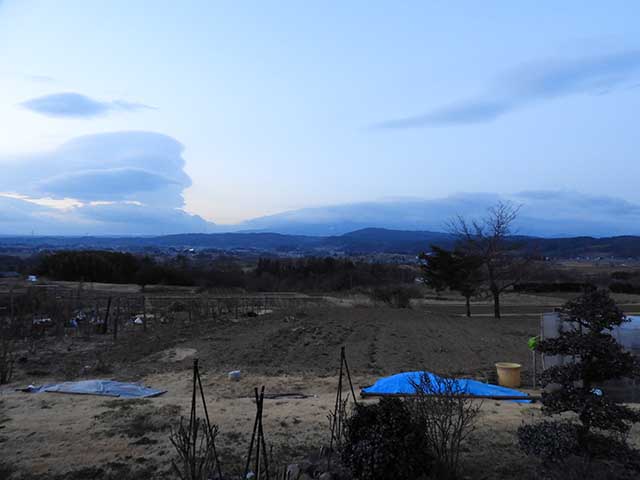 とうとう雨に降られてしまった