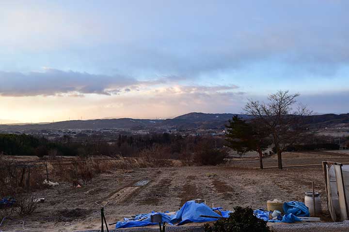 朝晩は寒い