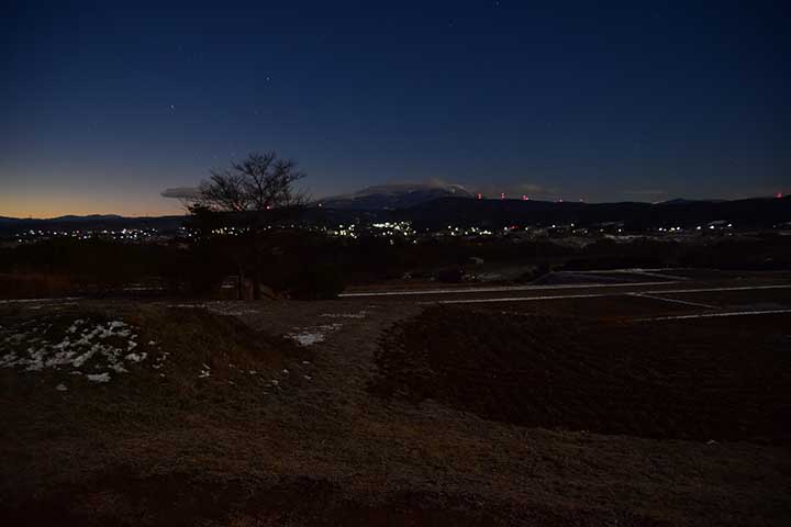 流れ星が写っていた