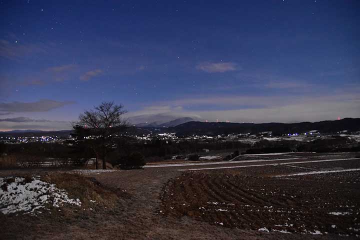 朝晩雪