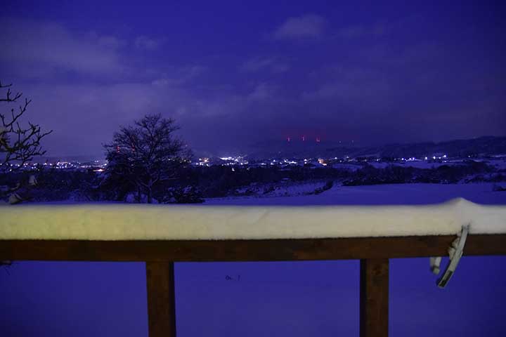 大雪だったけど