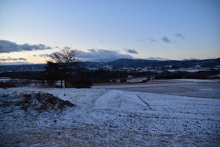 雪はここらだけ