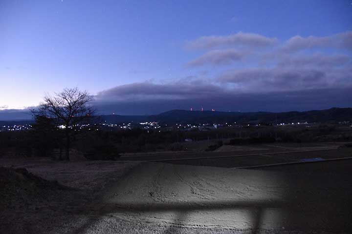 山は未だ樹氷に覆われていた