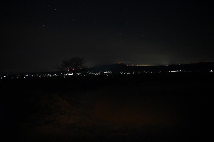 左タイヤのエアが…